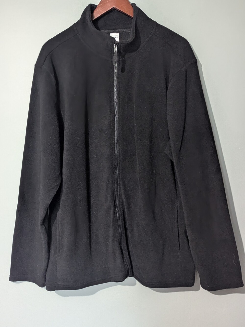 Anko Active Sport Men's‎ Black Full-Zip Polar Fleece Jacket